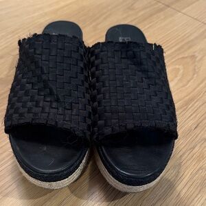 Pedro Garcia Black Noema Wedge